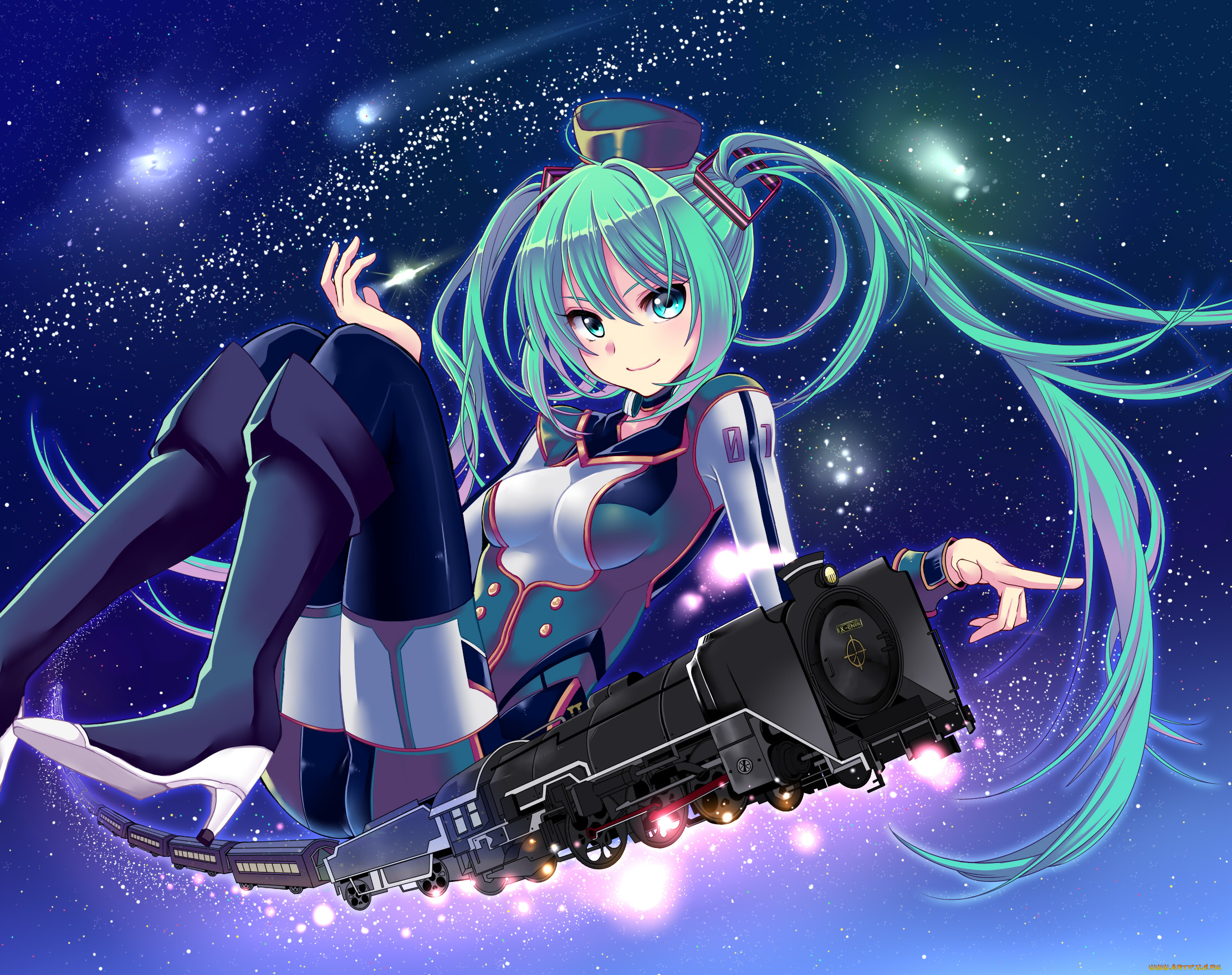 vocaloid, , , yami, art, , , , hatsune, miku, , , 